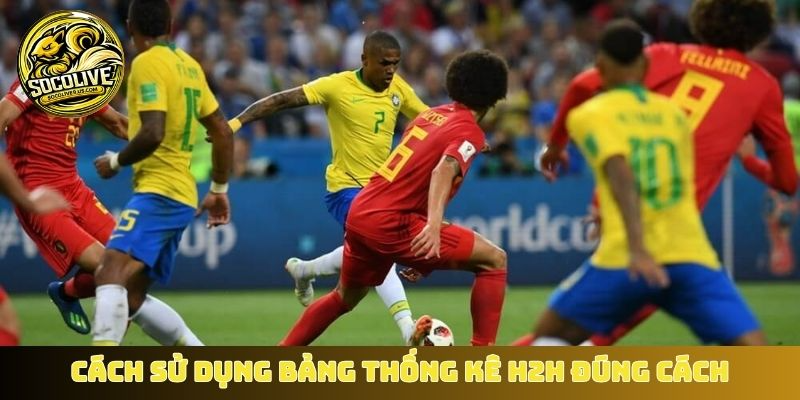 Cách sử dụng bảng thống kê H2H đúng cách