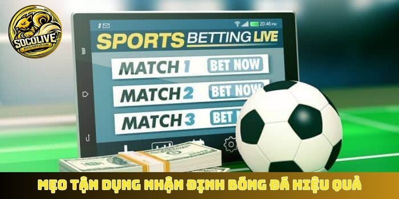 Mẹo tận dụng nhận định bóng đá hiệu quả