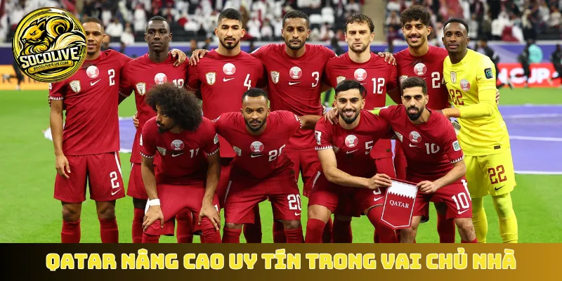 Qatar nâng cao uy tín trong vai chủ nhà